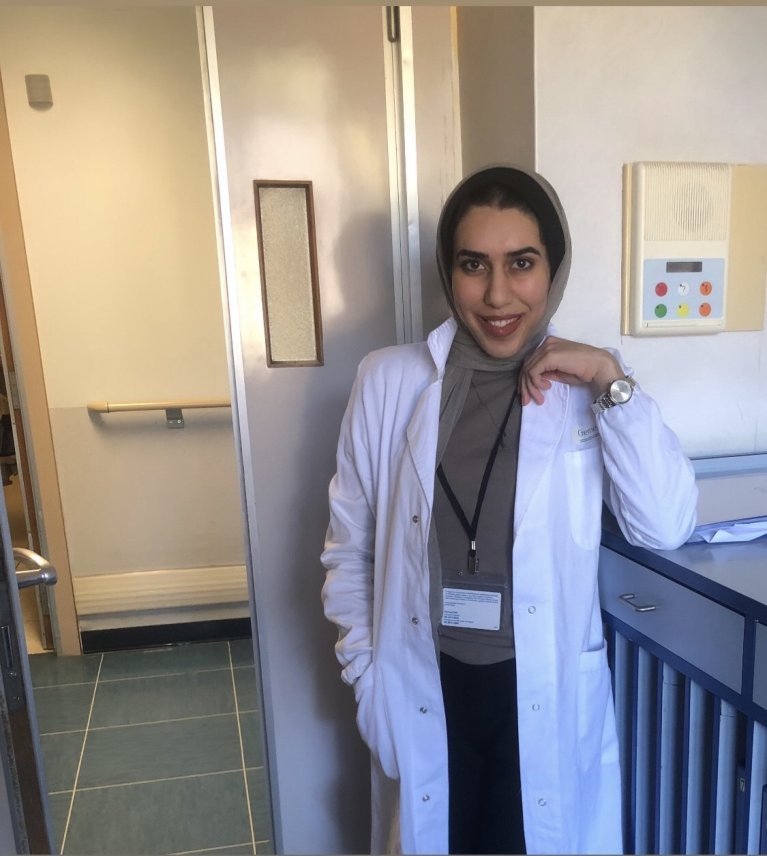 The young Palestinian refugee Joslin AlDadah, who is doing a medical internship at the Policlinico Gemelli hospital in Rome, Italy | Photo: ANSA