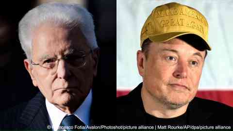President Sergio Mattarella says Italy can look after its own affairs, after Elon Musk weighed into a row over migration and judicial activism