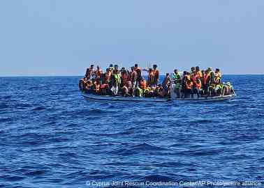 From file: Migrants arrive near Cyprus in August 2023 | Photo: picture alliance / Joint Rescue Coordination Center via AP