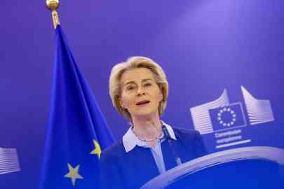 File photo: European Commission President Ursula von der Leyen speaks to the press in Brussels, in March 2024 | Photo: Johanna Geron / Reuters