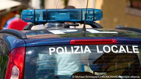 File photo: A car from the Italian police | Photo: Michael Bihlmayer/CHROMORANGE/picture alliance 