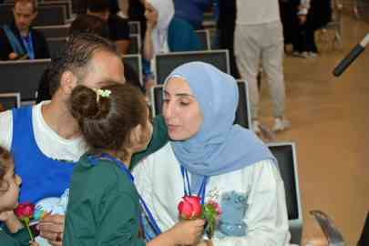 Syrian refugees arrived in Rome from Beirut through a 'humanitarian corridor' on October 15, 2024 | Photo: ANSA/TELENEWS