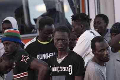 File photo: Sub-Saharan migrants rescued by Spanish Salvamento Maritimo upon their arrival at Arguineguin's port in Gran Canaria, Canary Islands, Spain | Photo: Angel Medina G. / EPA