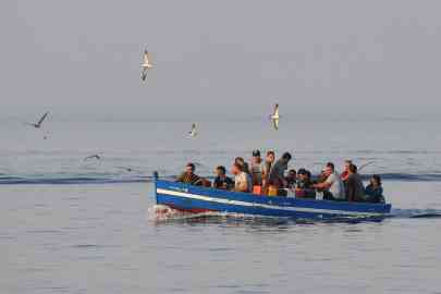 From file: A boat traveling to Lampedusa with migrants on board | Photo: ANSA/Alessandro Di Meo