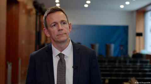 Danish Minister for Immigration and Integration Rasmus Stoklund | Photo: Bernd Riegert/DW