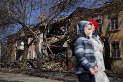 From file: A bombed out building in the southern Ukrainian city of Mykolaiv | Photo: Reuters