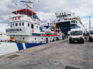File photo: The ship Mare Jonio of NGO Mediterranea Saving Humans, docked in Pozzallo, iIaly | Photo: ANSA/ Municipality of Pozzallo