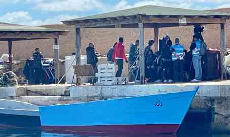 File photo: Migrants who landed on Lampedusa | Photo: ARCHIVE/ANSA/ELIO DESIDERIO