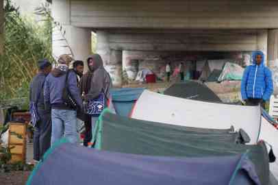 A migrant encampment on the Roya riverbank in Ventimiglia | Photo: ARCHIVE/ANSA/ALICE SPAGNOLO