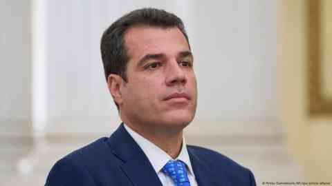 Thanos Plevris, Greece's recently appointed migration minister, has called the increase in refugee arrivals an 'invasion' | Photo: Petros Giannakouris/AP/dpa/picture alliance