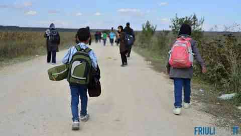 Migrants, including unaccompanied minors, in Friuli Venezia Giulia | Credit: friulioggi.it