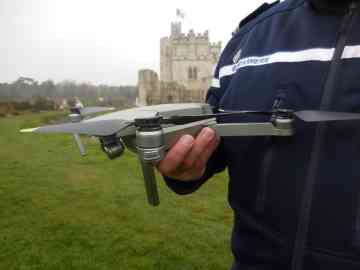 From file: A picture of drones used by French police | Source: French military police (Gendarmerie)