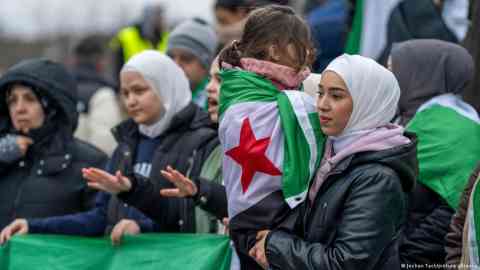 Syrians in Germany were jubilant when the Assad regime fell in December 2024 | Photo: Jochen Tack/picture alliance