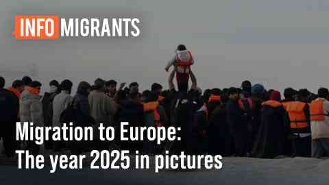 Channel crossings continued despite joint efforts by France and the UK to stop irregular migration | Photo: Gareth Fuller/picture-alliance; Graphic: InfoMigrants