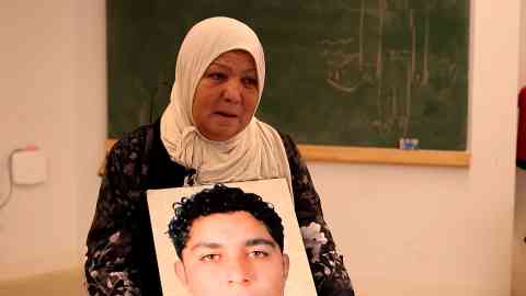 The mother of a missing migrant shares her story. | Photo: InfoMigrants/DW