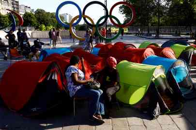 Photo used for illustration: A migrant camp in Paris on August 6, 2024 | Photo: Abdul Saboor/Reuters 