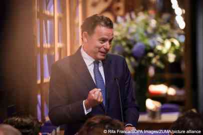 Portugal's government has decided it would be willing to pay towards the European Solidarity mechanism rather than accept 420 asylum seekers. Luis Montenegro is Portugal's Prime Minister | Photo: Rita Franca / SOPA / Zuma Press Wire / Associated Press