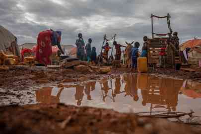 Floods destroyed homes in Somalia in October 2023 | Photo: PHOTO/IOM 2023/CLAUDIA ROSEL