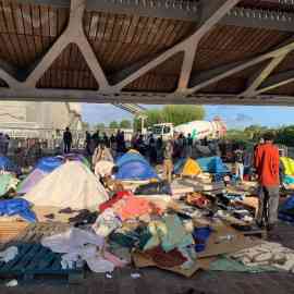 File photo used as illustration: Paris is on heatwave alert on July 1 and 2, 2025. The heat is even more intense inside the tents used by migrants Image as illustration | Photo: CAD (Collectif d'accès aux droits)