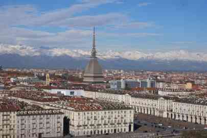 A view of the city of Turin with snow-capped Alps in the background | Photo: ANSA/ALESSANDRO DI MARCO