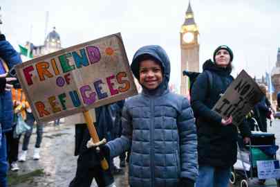 The British government is proposing fresh legislation to crack down on migration. On Monday, the bill progressed to a second reading stage, amid protest | Photo: Victoria Jones/picture-alliance