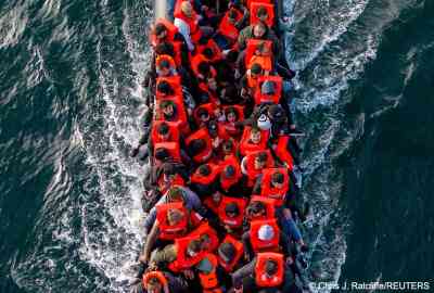 From file: Over 300 migrants crossed the Channel to the UK over the weekend (May 4-5) according to UK government data | Photo: Chris J Ratcliffe / Reuters