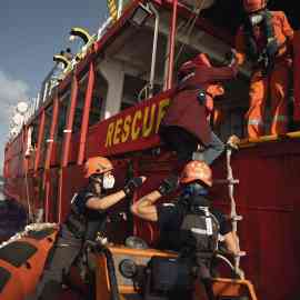 File photo: The German government is coming under fire for funding organizations carrying out sea rescues in the Mediterranean | Photo: Sea-Eye on X @seaeyeorg 