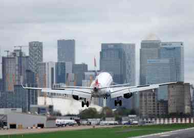 File photo: A British Airways plane takes off from London's City airport on April 11, 2024 | Photo: Reuters