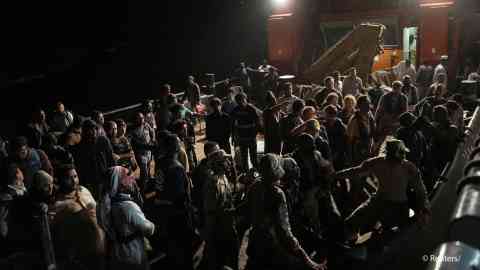 Hundreds of people of all nationalities are hoping to be able to reach Saudi Arabia from Port Sudan | Photo: REUTERS/Mohammed Benmansour
