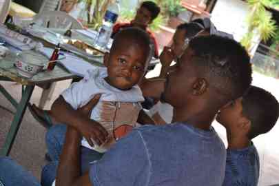 Ibrahim Sow and his baby son Omar found refuge at the Pedara shelter for migrant fathers and sons in Sicily | Photo: Alessandro Puglia
