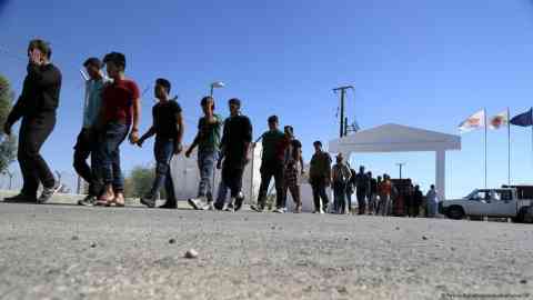 The EU is looking to return Syrian asylum seekers | Photo: Petros Karadjias/picture alliance/AP