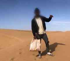 Migrants arrested in Laayoune are often sent into the desert near the Algerian border | Photo: Private