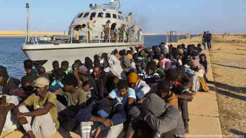 From file: Migrants brought back to Libya by the Libyan coast guard | Photo: Hazem Ahmed/AP/picture-alliance