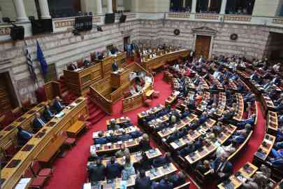 The Greek parliament in session | Photo: ARCHIVE/EPA/ALEXANDROS VLACHOS