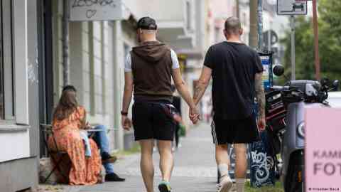 Gabor and Endre moved to Berlin in 2022 | Photo: Krisztian Bocsi/DW