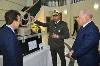 The delivery of new equipment by the EU to the Tunisian National Guard on Jan. 21, 2026 | Photo: FACEBOOK/UNION EUROPÉENNE EN TUNISIE