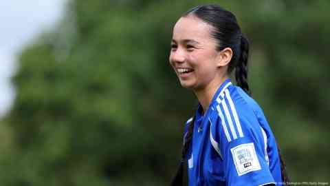 Najma Arefi is set to be among those who represent their country for the first time in four years in the UAE | Photo: Molly Darlington/FIFA/Getty Images