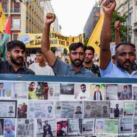 Migrants protested in Athens in June, 2024, over human rights and issues related to migrant laws | Photo: Dimitris Aspiotis / picture alliance