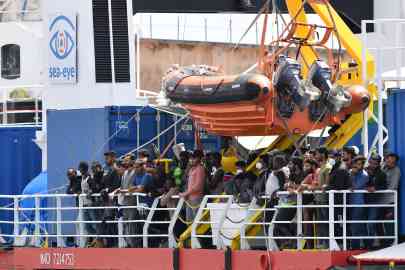 the arrival in the port of Messina of the ship 'Sea Eye 4' with migrants rescued in the Mediterranean | Photo: ARCHIVE/ANSA/CARMELO IMBESI
