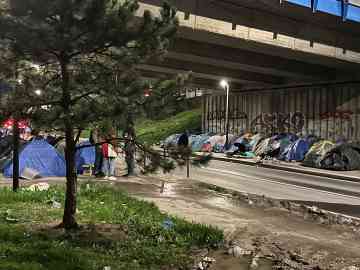 The camp for unaccompanied migrant minors in Ivry-sur-Seine on October 25, 2022 | Photo : InfoMigrants