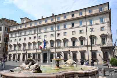 File photo: The outside of Palazzo Chigi, where the Italian Government is located, in Rome | Photo: Maurizio Brambatti / ANSA