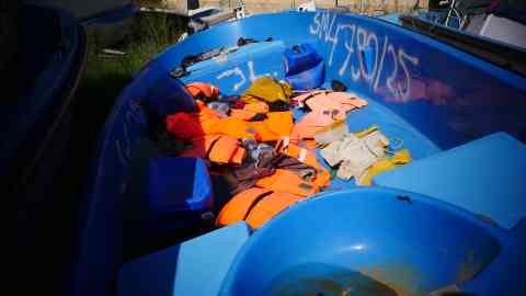 This is what some of the boats used by migrants to cross the Mediterranean look like (picture taken in October 2025) | Photo: Romain Philips / InfoMigrants