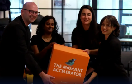 The Migrant Accelerator | Source: Screenshot DW