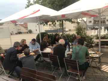 Refugees participating in the activities sponsored by SAM International | Photo: Courtesy of SAM International, Sinsheim