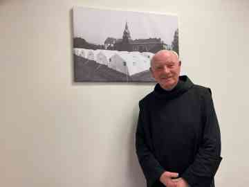 Father Imre Kozma, founder of charity services of the Order of Malta in Hungary, March 31, 2022 | Photo: ANSA/Patrizio Nissirio