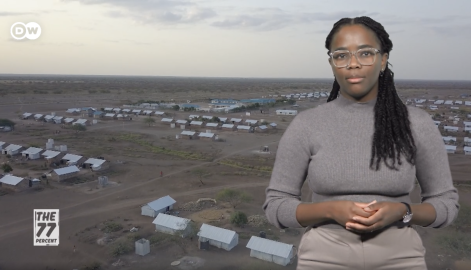 By the end of 2022, Eastern Africa and the Great Lakes region hosted more than 5 million recognized refugees | Image: DW/The 77 percent