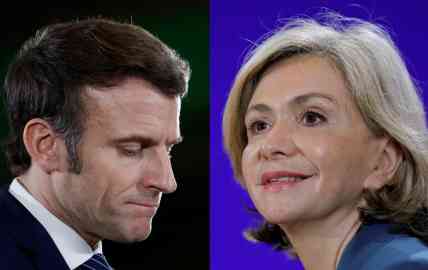 Emmanuel Macron and Valérie Pécresse share the electorate of the center-right and right | Photo: Reuters