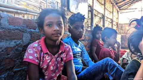 Harsh conditions in refugee camps can be particularly hard on children | Photo: Nidhi Suresh/DW