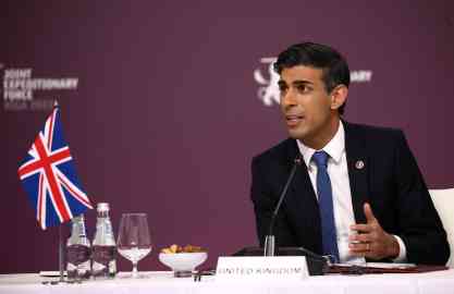 From file: British Prime Minister Rishi Sunak says he wants to reduce net migration to the UK, by 'legal and 'illegal' routes | Photo: Henry Nicholls / Reuters