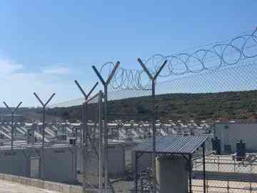 The new closed camp on the island of Samos opened on September 18, 2021 | Photo: MSF